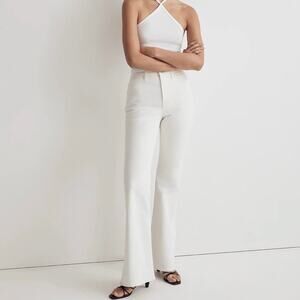 Madewell The Perfect Vintage Flare Tile White Womens Size 29